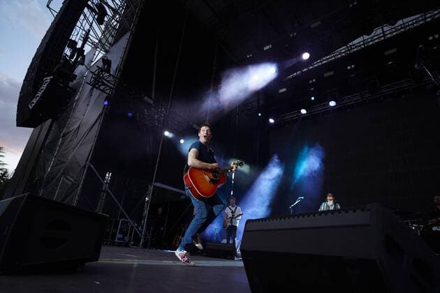 James Blunt performing in Madrid at Escena Music Festival in Madrid on Wednesday June 8, 2022 Cordon Press