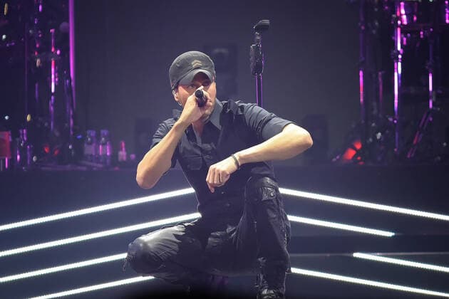 Enrique Iglesias performs at O2 Arena in Prague, Czech Republic, June 8, 2022. (CTKxPhoto AndreaxBarcalova) CTKPhotoF202206090028901 