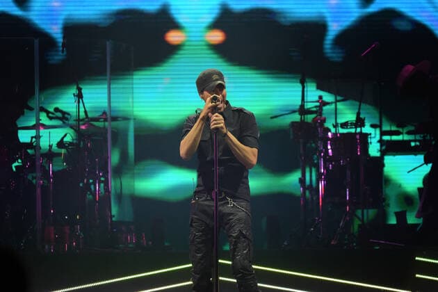 Enrique Iglesias performs at O2 Arena in Prague, Czech Republic, June 8, 2022. (CTKxPhoto AndreaxBarcalova) CTKPhotoF202206090029101 