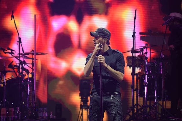 Enrique Iglesias performs at O2 Arena in Prague, Czech Republic, June 8, 2022. (CTKxPhoto AndreaxBarcalova) CTKPhotoF202206090029401 