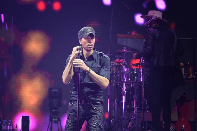 Enrique Iglesias performs at O2 Arena in Prague, Czech Republic, June 8, 2022. (CTKxPhoto AndreaxBarcalova) CTKPhotoF202206090029501 