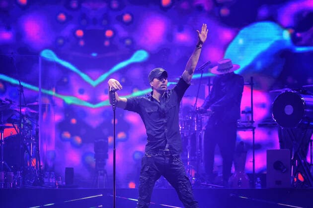 Enrique Iglesias performs at O2 Arena in Prague, Czech Republic, June 8, 2022. (CTKxPhoto AndreaxBarcalova) CTKPhotoF202206090033301 