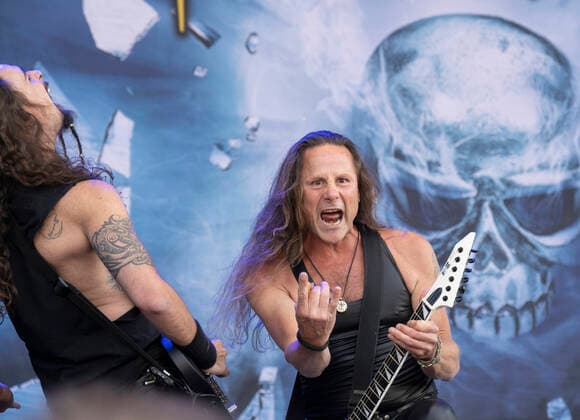 Christian Bay of German band Freedom Call on stage at Sweden Rock Festival in Solvesborg, Sweden, June 08, 2022 SOLVESBORG SWEDEN x10080x  Copyright: xFredrikxSandbergx xTTx SWEDEN ROCK 2022