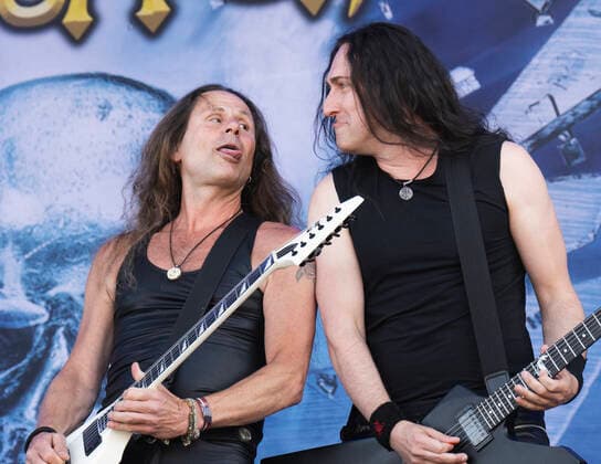 Christian Bay of German band Freedom Call on stage at Sweden Rock Festival in Solvesborg, Sweden, June 08, 2022 SOLVESBORG SWEDEN x10080x  Copyright: xFredrikxSandbergx xTTx SWEDEN ROCK 2022