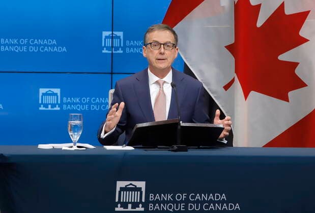 June 9, 2022, Ottawa, ON, Canada: Governor of the Bank of Canada Tiff Macklem speaks at a press conference in Ottawa on Thursday, June 9, 2022. Ottawa Canada  - ZUMAc35_ 20220609_zaf_c35_026 Copyright: xPatrickxDoylex