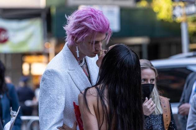 NY: North America premiere of film Taurus Colson Baker aka Machine Gun Kelly and Megan Fox attend North America premiere of film Taurus during Tribeca Film Festival at Beacon Theater New York New York United States Copyright: LevxRadin