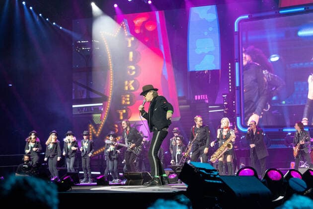 Udo Lindenberg with the program Udopium Live at the live performance in the Lanxess Arena Cologne, 10 06 2022 Cologne Deutz nrw Germany