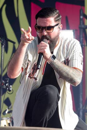 A Day To Remember perform on the main stage on Day One of Download Festival at Donington Park in Leicestershire, England. JUNE 10th 2022  DFLx22190