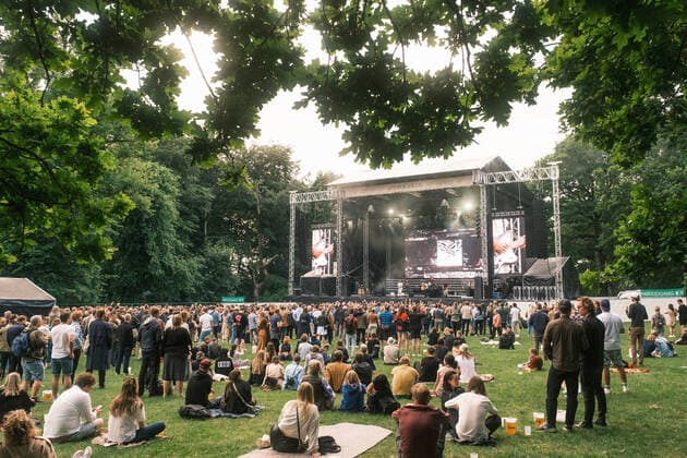 Foals live at Syd For Solen 2022, Copenhagen, Denmark Copenhagen, Denmark. 10th, June 2022. Festival goers attend a live concert with the English indie rock band Foals during the music festival Syd For Solen 2022 in Copenhagen. Copenhagen Denmark  Copyright: xGonzalesxPhoto FlemmingxBoxJensex