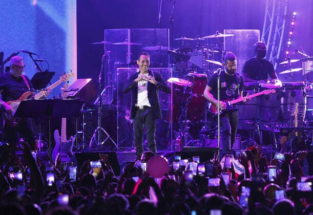 PHOTO IPP MIPA ASSAGO 10 6 2022 MARC ANTHONY CONCERT IN THE PHOTO THE SINGER MARC ANTHONY, MARCO ANTONIO MUNIZ Italy Photo Press World Copyright  0
