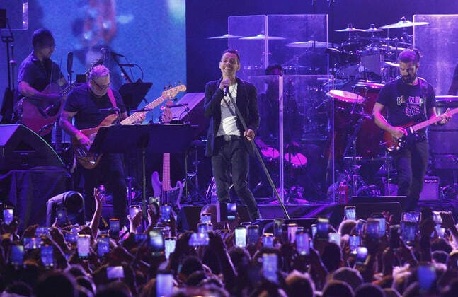 PHOTO IPP MIPA ASSAGO 10 6 2022 MARC ANTHONY CONCERT IN THE PHOTO THE SINGER MARC ANTHONY, MARCO ANTONIO MUNIZ Italy Photo Press World Copyright  0