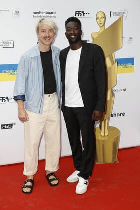 Nominees Evening DEUTSCHER FILMPREIS 2022 Albrecht Schuch and Farba Dieng at the Nominees Evening DEUTSCHER FILMPREIS 2022 on June 11, 2022 at BITE BY RITTER RICHARD in Berlin 09 06 2022 Copyright: xEventpressxGolejewskix