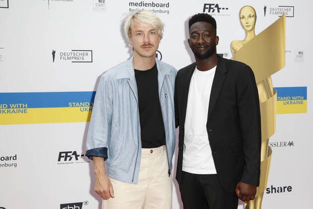 Nominees Evening DEUTSCHER FILMPREIS 2022 Albrecht Schuch and Farba Dieng at the Nominees Evening DEUTSCHER FILMPREIS 2022 on June 11, 2022 at BITE BY RITTER RICHARD in Berlin 09 06 2022 Copyright: xEventpressxGolejewskix