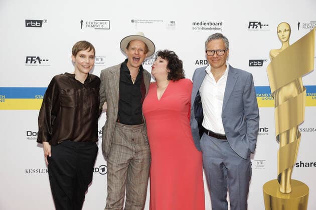 DEUTSCHER FILMPREIS 2022 Nominees Evening Claudia Steffen, Alexander Scheer and Meltem Kaptan and Christoph Friedel at the DEUTSCHER FILMPREIS 2022 Nominees Evening on June 11, 2022 at BITE BY RITTER RICHARD in Berlin 09 06 2022 Copyright: xEventpressxGolejewskix
