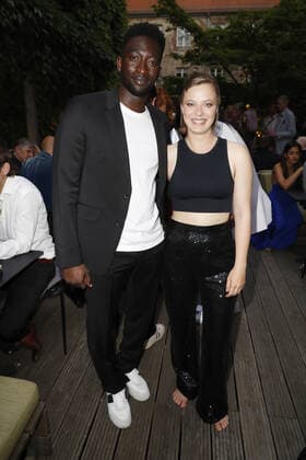 DEUTSCHER FILMPREIS 2022 nominees evening Farba Dieng and Saskia Rosendahl at the DEUTSCHER FILMPREIS 2022 nominees evening on 11 June 2022 at BITE BY RITTER RICHARD in Berlin 09 06 2022 Copyright: xEventpressxGolejewskix
