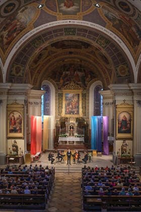 Concert of the Spring String Quartet with countertenor Alois Mühlbacher, in the parish
