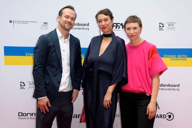 Jonas Dornbach, Ursula Strauss and guest at the nominees evening for the German Film Award 2022 at BITE by Ritter Richard Berlin, 11 06 2022 Foto:xF.xKernx xFuturexImage