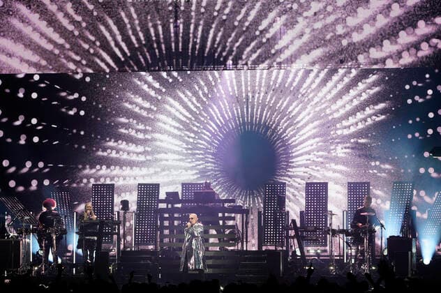 Neil Tennant and Chris Lowe of the Pet Shop Boys live at a concert of the Dreamworld The Greatest Hits Live Tour at the Mercedes Benz Arena Berlin, 11 06 2022 Foto:xT.xBartillax xFuturexImage