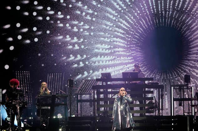 Neil Tennant and Chris Lowe of the Pet Shop Boys live at a concert of the Dreamworld The Greatest Hits Live Tour at the Mercedes Benz Arena Berlin, 11 06 2022 Foto:xT.xBartillax xFuturexImage