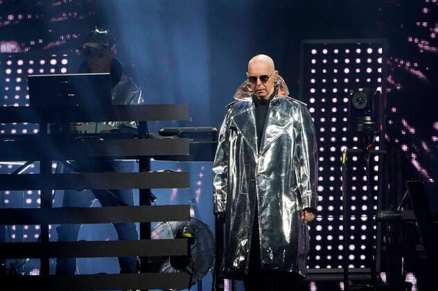 Chris Lowe and Neil Tennant of the Pet Shop Boys live at a concert of the Dreamworld The Greatest Hits Live Tour at the Mercedes Benz Arena Berlin, 11 06 2022 Foto:xT.xBartillax xFuturexImage