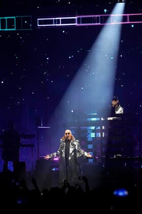 Neil Tennant and Chris Lowe of the Pet Shop Boys live at a concert of the Dreamworld The Greatest Hits Live Tour at the Mercedes Benz Arena Berlin, 11 06 2022 Foto:xT.xBartillax xFuturexImage