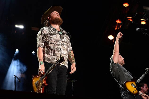 11 June 2022 - Nashville, Tennessee - T.J. Osborne and John Osborne, Brothers Osborne. 2022 CMA Fest Nightly Concert Day Three held at Nissan Stadium. USA - ZUMAa123 20220611_zaa_a123_427 Copyright: xAdMediax