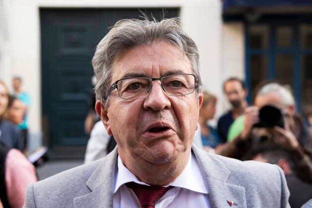 News Themen der Woche KW23 Parlamentswahl in Frankreich, Lean Luc Melenchon Statement Paris, France, June 12, 2022 - France s leftist La France Insoumise (LFI) party leader, Member of Parliament and leader of left wing coalition Nupes (Nouvelle Union Populaire Ecologique et Sociale) Jean Luc Melenchon arrives for the election evening at the Nupes headquarters, following the first round of France s parliamentary elections.  Copyright: xAlexisxSciardx