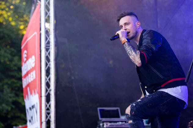 Sebastian Krenz live at the Antenne Thüringen Party Tour 2022 Wasungen, 11 06 2022 Foto:xM.xKremerx xFuturexImage