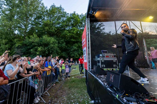 Samu live at the Antenne Thüringen Party Tour 2022 Wasungen, 11 06 2022 Foto:xM.xKremerx xFuturexImage