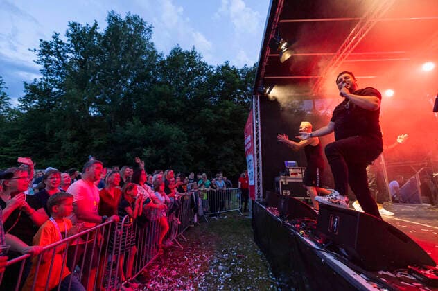 Samu live at the Antenne Thüringen Party Tour 2022 Wasungen, 11 06 2022 Foto:xM.xKremerx xFuturexImage