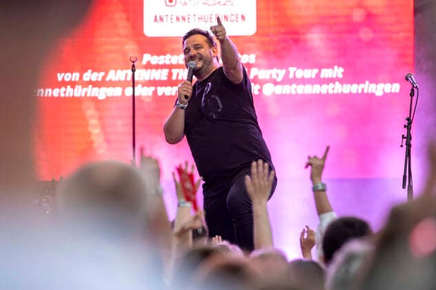 Samu live at the Antenne Thüringen Party Tour 2022 Wasungen, 11 06 2022 Foto:xM.xKremerx xFuturexImage
