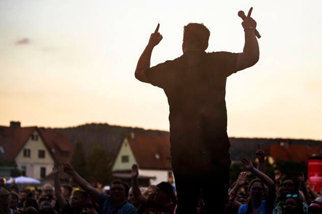 Samu live at the Antenne Thüringen Party Tour 2022 Wasungen, 11 06 2022 Foto:xM.xKremerx xFuturexImage