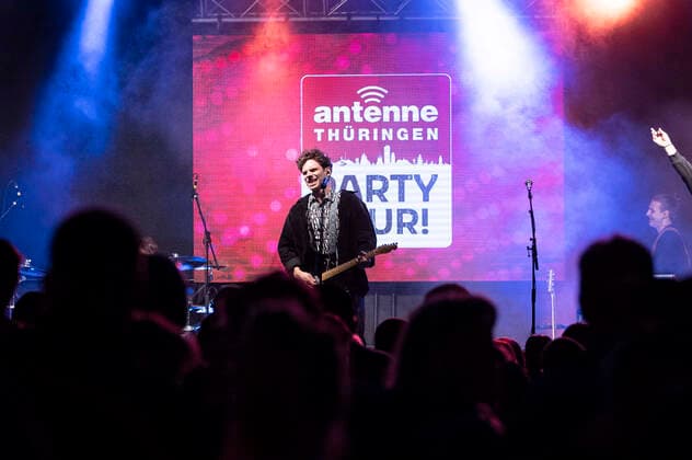 Tim Kamrad live at the Antenne Thüringen Party Tour 2022 Wasungen, 11 06 2022 Foto:xM.xKremerx xFuturexImage