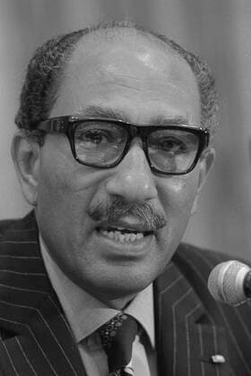 Muhammad Anwar al SADAT, auch as-Sadat, Staatspraesident von Aegypten, Portraet, Porträt, Portrait, Angeschnittenes Einzelbild, Einzelmotiv,, bei Besuch in Bonn, 01.04.1976. *** Muhammad Anwar al SADAT, also as Sadat, President of Egypt, portrait, portrait, cropped single image, single subject,, visiting Bonn, 01 04 1976