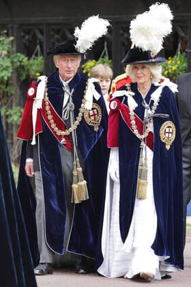 . 13 06 2022. Windsor , United Kingdom. Prince Charles and Camilla at the Garter Day service at Windsor Castle, United Kingdom.  xi-Imagesx IIM-23506-0056