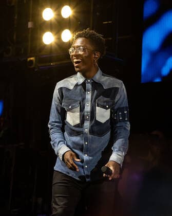 June 12, 2022, Nashville, TN, USA: Breland performs during day 4 of the 2022 CMA FEST at Nissan Stadium on June 12, 2022 in Nashville, Tennessee. Nashville USA - ZUMAs181 20220612_zea_s181_098 Copyright: xImagespacex
