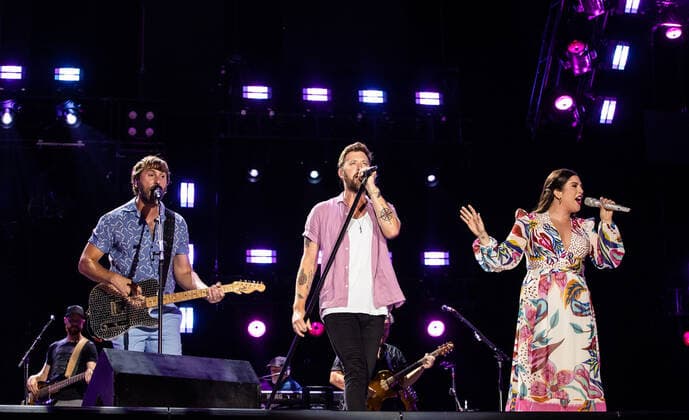June 12, 2022, Nashville, TN, USA: Lady A performs during day 4 of the 2022 CMA FEST at Nissan Stadium on June 12, 2022 in Nashville, Tennessee. Nashville USA - ZUMAs181 20220612_zea_s181_082 Copyright: xImagespacex