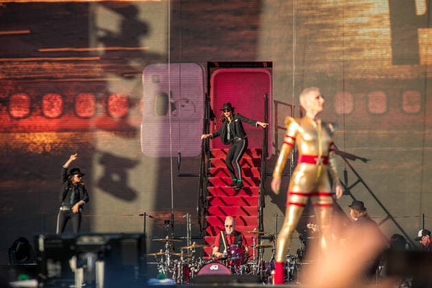 The Panikrocker Udo Lindenberg inspires 16000 people on the Leipzig Festwiese Currently, the Hamburg musician is on Udopium Tour 2022 with the Panikorchester on the road