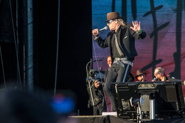 The Panikrocker Udo Lindenberg inspires 16000 people on the Leipzig Festwiese Currently, the Hamburg musician is on Udopium Tour 2022 with the Panikorchester on the road