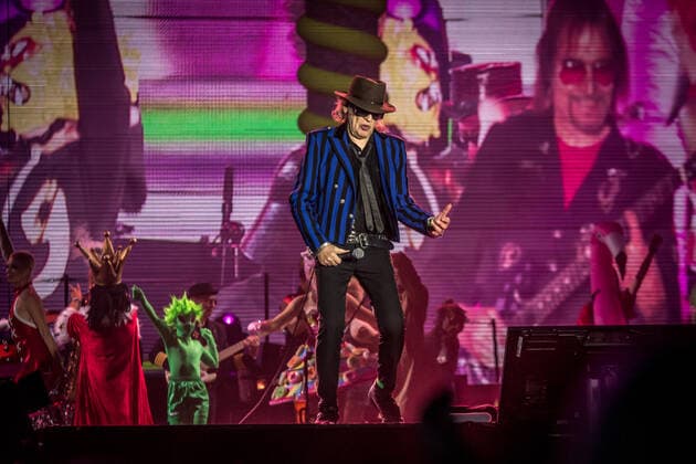 The Panikrocker Udo Lindenberg inspires 16000 people on the Leipzig Festwiese Currently, the Hamburg musician is on Udopium Tour 2022 with the Panikorchester on the road