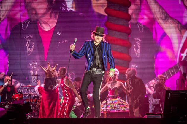 The Panikrocker Udo Lindenberg inspires 16000 people on the Leipzig Festwiese Currently, the Hamburg musician is on Udopium Tour 2022 with the Panikorchester on the road