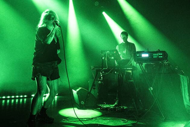 Boy Harsher live in Copenhagen, Denmark Copenhagen, Denmark. 14th, June 2022. The American music duo Boy Harsher performs a live concert at Pumpehuset in Copenhagen. Here vocalist Jae Matthews is seen live on stage with producer and musician Jae Matthews. Copenhagen Denmark  Copyright: xGonzalesxPhoto FlemmingxBoxJensex