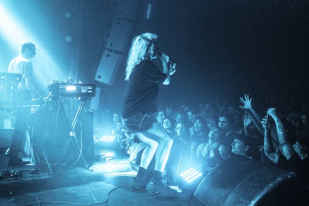 Boy Harsher live in Copenhagen, Denmark Copenhagen, Denmark. 14th, June 2022. The American music duo Boy Harsher performs a live concert at Pumpehuset in Copenhagen. Here vocalist Jae Matthews is seen live on stage. Copenhagen Denmark  Copyright: xGonzalesxPhoto FlemmingxBoxJensex