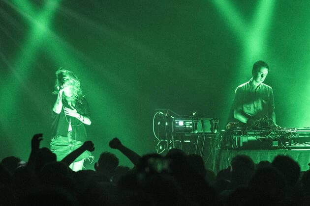Boy Harsher live in Copenhagen, Denmark Copenhagen, Denmark. 14th, June 2022. The American music duo Boy Harsher performs a live concert at Pumpehuset in Copenhagen. Here vocalist Jae Matthews is seen live on stage with producer and musician Jae Matthews. Copenhagen Denmark  Copyright: xGonzalesxPhoto FlemmingxBoxJensex