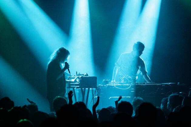 Boy Harsher live in Copenhagen, Denmark Copenhagen, Denmark. 14th, June 2022. The American music duo Boy Harsher performs a live concert at Pumpehuset in Copenhagen. Here vocalist Jae Matthews is seen live on stage with producer and musician Jae Matthews. Copenhagen Denmark  Copyright: xGonzalesxPhoto FlemmingxBoxJensex