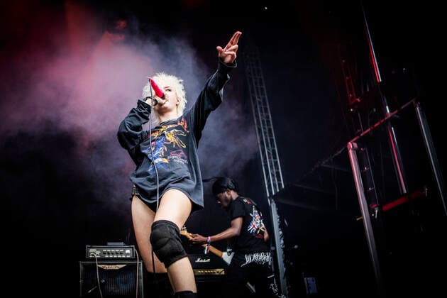 Wargasm live at Copenhell 2022, Copenhagen, Denmark Copenhagen, Denmark. 15th, June 2022. The British rockband Wargasm performs a live concert during the Danish heavy metal festival Copenhell 2022 in Copenhagen. Here vocalist Milkie Way is seen live on stage. Copenhagen Denmark  Copyright: xGonzalesxPhoto ChristianxHjorthx