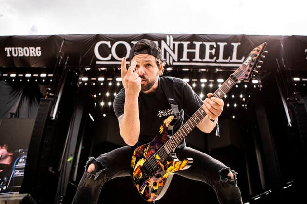 Suicidal Tendencies live at Copenhell 2022, Copenhagen, Denmark Copenhagen, Denmark. 15th, June 2022. The American trash metal band Suicidal Tendencies performs a live concert during the Danish heavy metal festival Copenhell 2022 in Copenhagen. Here guitarist Ben Weinman is seen live on stage. Copenhagen Denmark  Copyright: xGonzalesxPhoto ChristianxHjorthx