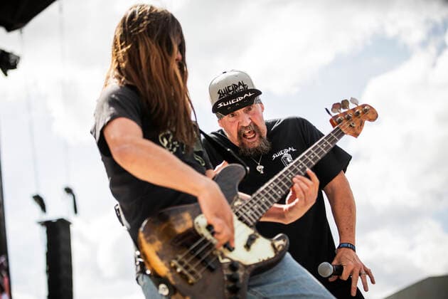 Suicidal Tendencies live at Copenhell 2022, Copenhagen, Denmark Copenhagen, Denmark. 15th, June 2022. The American trash metal band Suicidal Tendencies performs a live concert during the Danish heavy metal festival Copenhell 2022 in Copenhagen. Here vocalist Mike Muir is seen live on stage. Copenhagen Denmark  Copyright: xGonzalesxPhoto ChristianxHjorthx