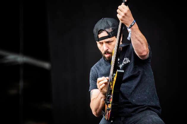 Suicidal Tendencies live at Copenhell 2022, Copenhagen, Denmark Copenhagen, Denmark. 15th, June 2022. The American trash metal band Suicidal Tendencies performs a live concert during the Danish heavy metal festival Copenhell 2022 in Copenhagen. Here guitarist Ben Weinman is seen live on stage. Copenhagen Denmark  Copyright: xGonzalesxPhoto ChristianxHjorthx