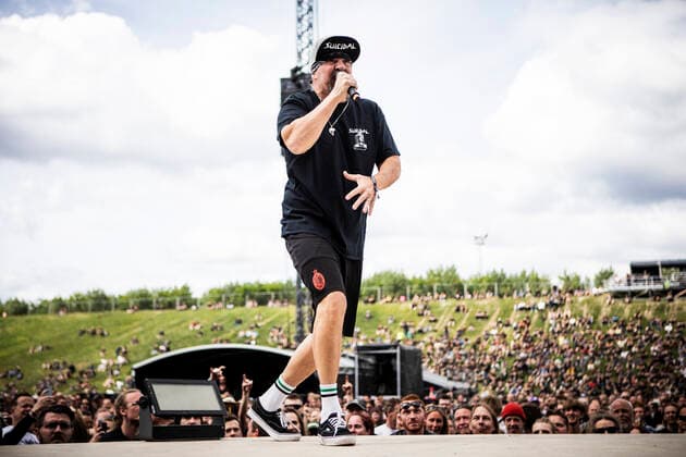 Suicidal Tendencies live at Copenhell 2022, Copenhagen, Denmark Copenhagen, Denmark. 15th, June 2022. The American trash metal band Suicidal Tendencies performs a live concert during the Danish heavy metal festival Copenhell 2022 in Copenhagen. Here vocalist Mike Muir is seen live on stage. Copenhagen Denmark  Copyright: xGonzalesxPhoto ChristianxHjorthx